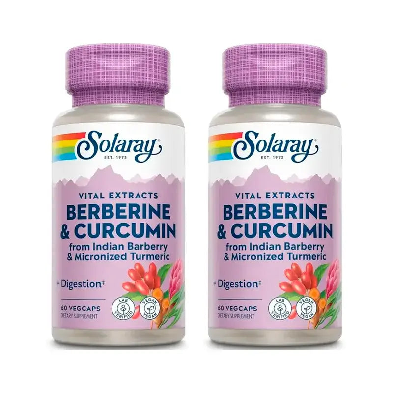 Solaray Berberin & Curcumin Pack 2 x 60 Kapseln