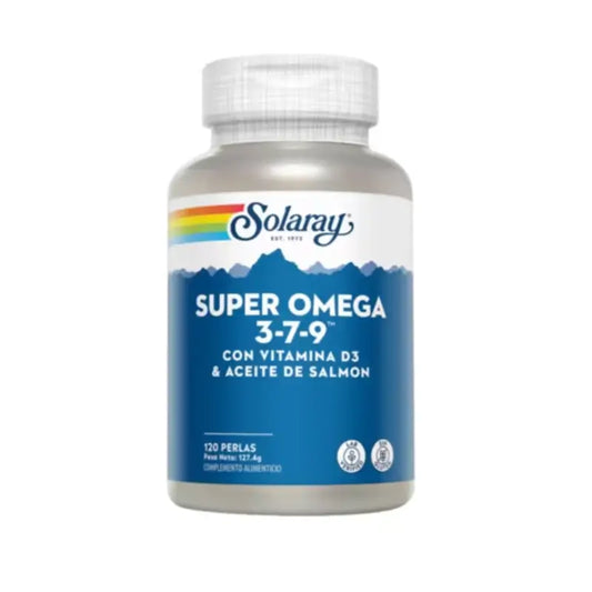 Solaray Super Omega 3-7-9, 120 Perlen