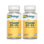 Solaray Vitamin D3 & K2 (Mk7) Packung 2 x 120 Kapseln