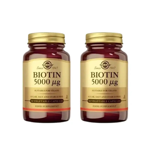Solgar Biotin 5000 Mcg, 2X100 Kapseln