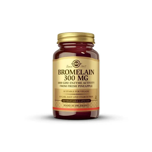 Solgar Bromelain 300mg, 60 Kapseln