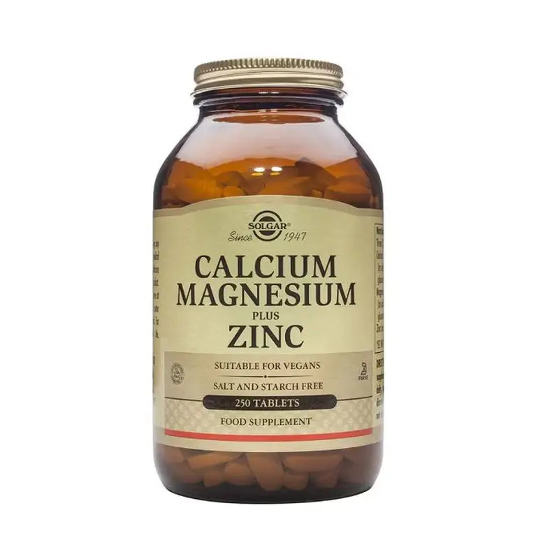 Solgar Calcium/Magnesium/Zink, 250 Tabletten