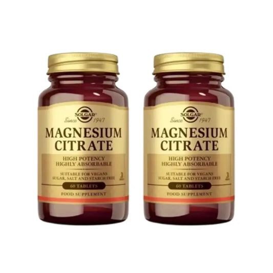 Solgar Magnesium-Zitrat, 2X60 Tabletten