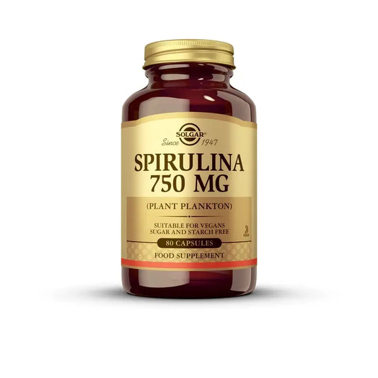 Solgar Spirulina 750mg, 80 Kapseln