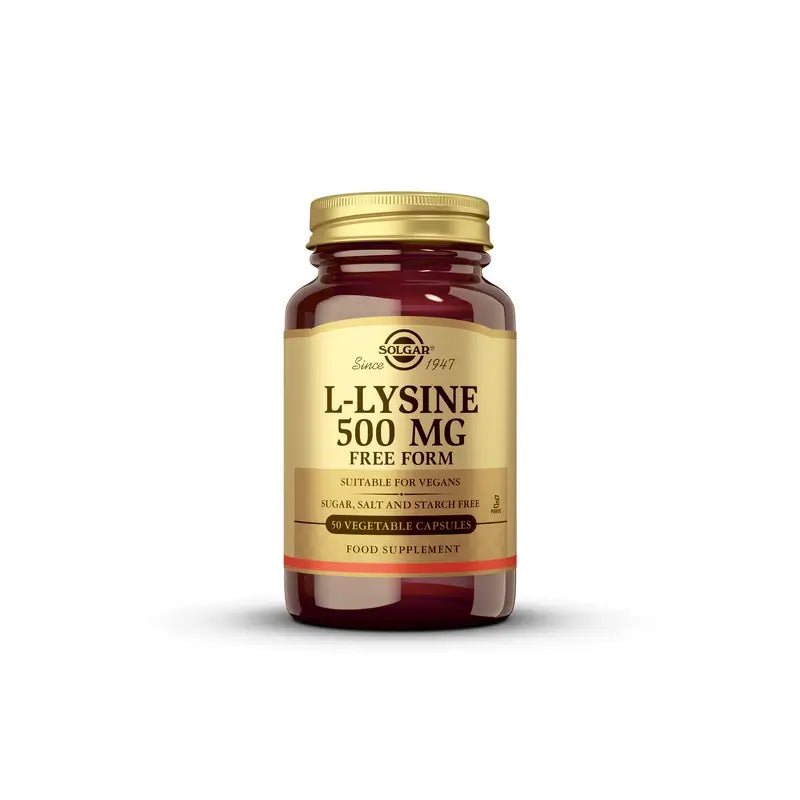 Solgar L-Lysin 500mg, 50 Kapseln