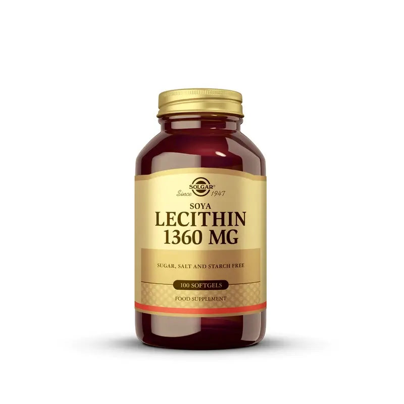 Solgar Lecithin 1360mg, 100 Kapseln