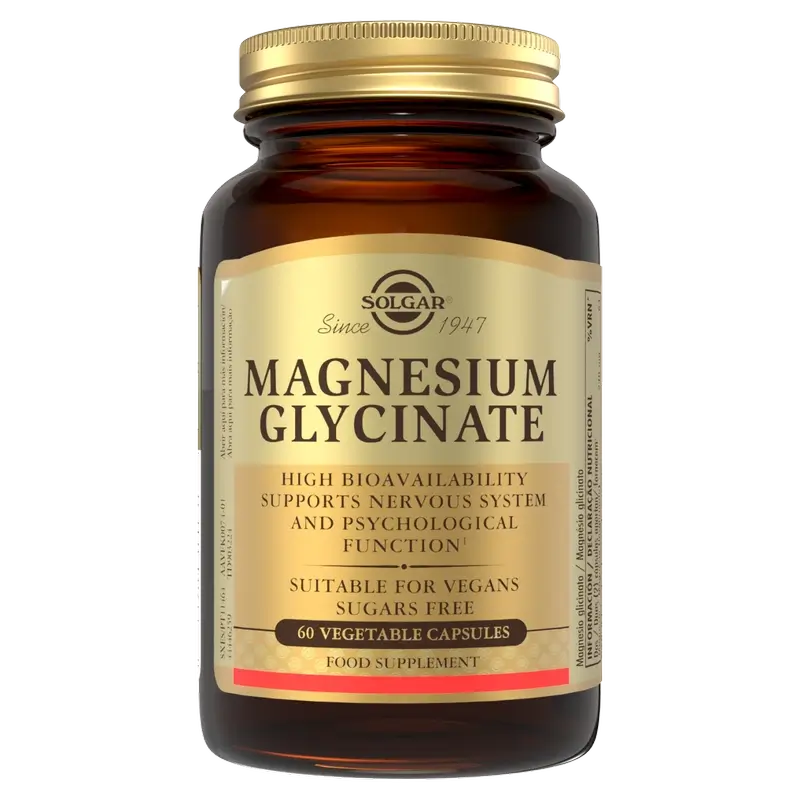 Solgar Magnesium Bisglycinat, 60 pflanzliche Kapseln