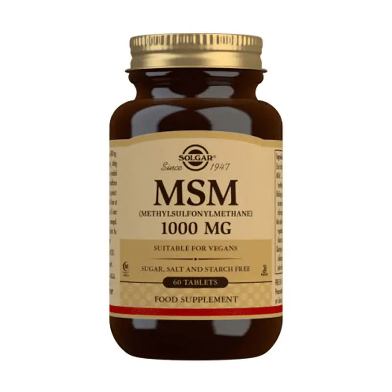 Solgar Msm 1000 mg. - 60 comprimidos