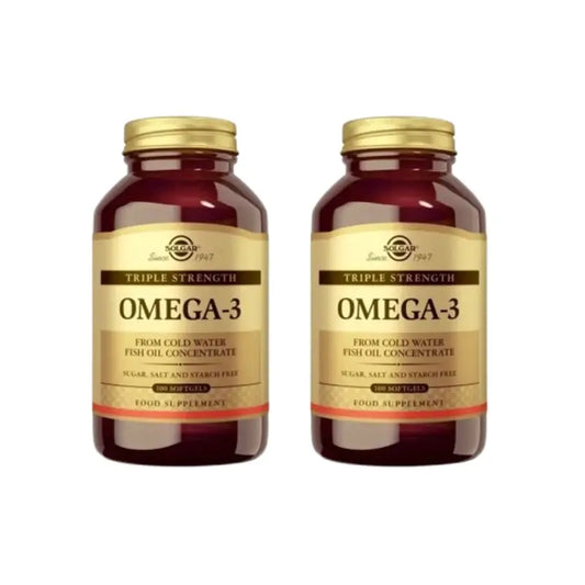 Solgar Omega3 Dreifach-Konzentration, 2X100 Weichkapseln
