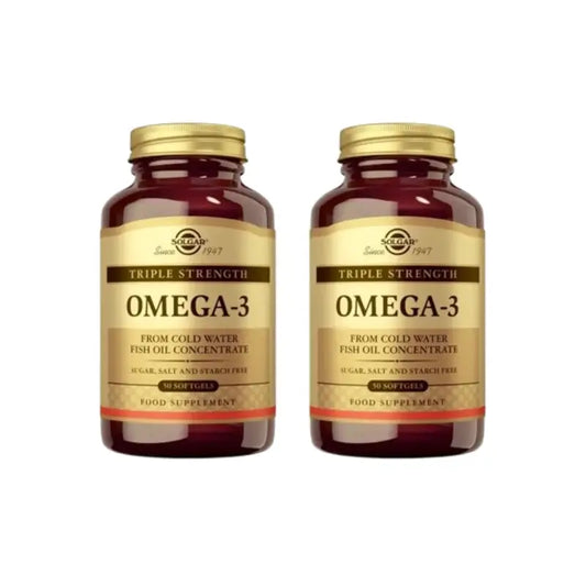 Solgar Omega3 Dreifach-Konzentration, 2X50 Weichkapseln