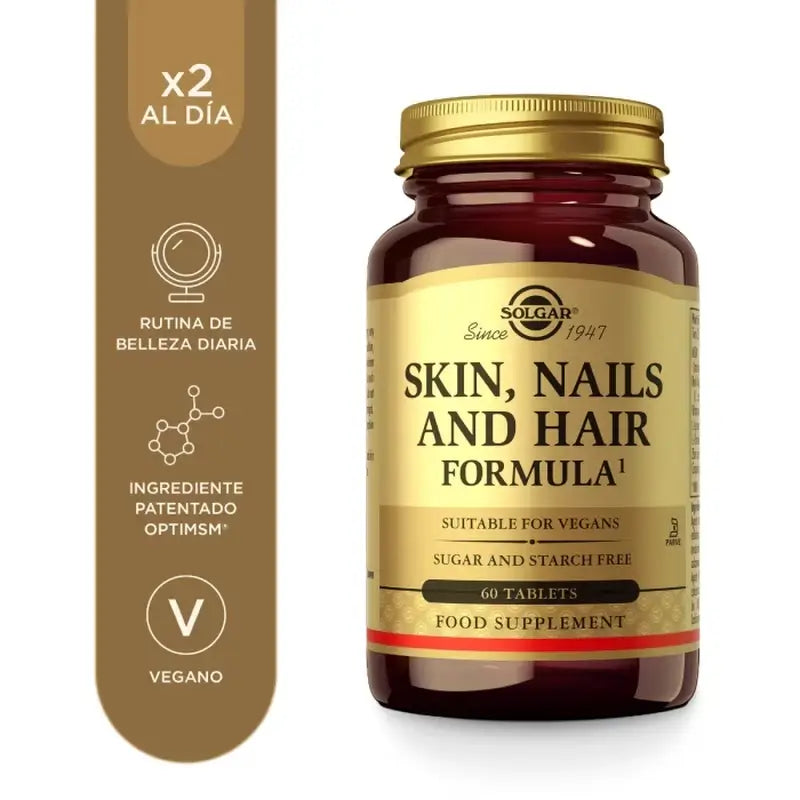 Solgar Haare, Haut und Nägel, 60 Tabletten