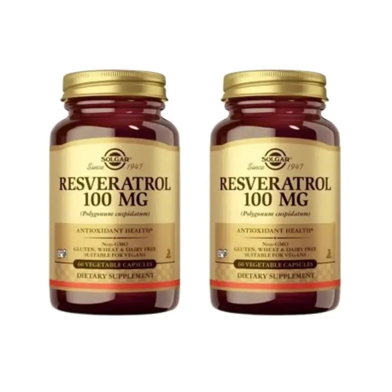 Solgar Resveratrol, 2X60 pflanzliche Kapseln