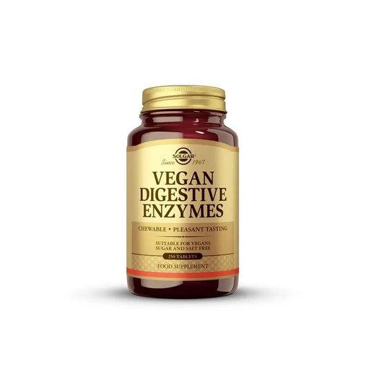 Solgar Vegane Verdauungsenzyme, 250 Tabletten