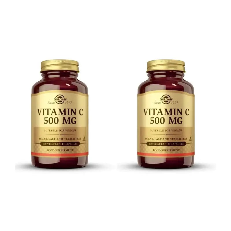 Solgar Vitamin C 500 Mg, 2X100 Kapseln
