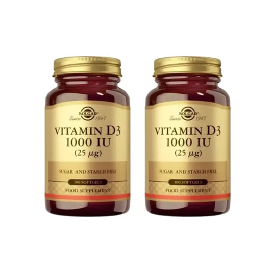 Solgar Vitamin D3 1000Ui, 2X100 Kapseln