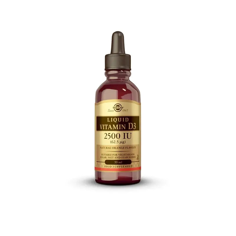Solgar Vitamin D3 Flüssigkeit 2500 IU, 59 ml