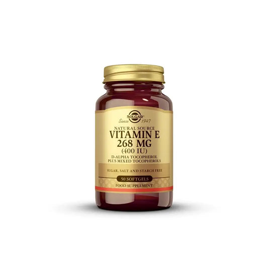 Solgar Vitamin E 400 IU, 50 Weichkapseln