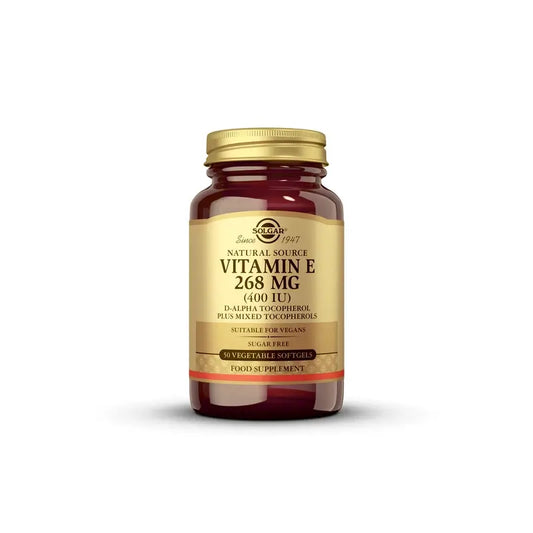 Solgar Vitamin E 400 IU, 50 vegetarische Weichkapseln