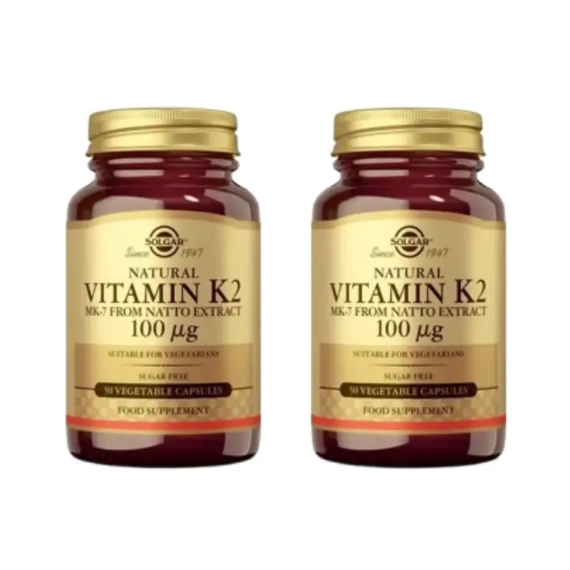 Solgar Vitamin K2 100Mcg, 2X50 pflanzliche Kapseln