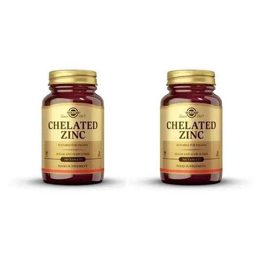 Solgar Zink Chelatiert, 2X100 Tabletten