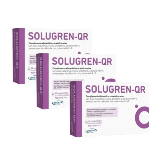 Solugren Ergänzungen Qr Pack 3 x 30 Tabletten