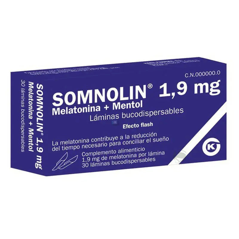 Somnolin Melatonin + Pfefferminz 1,9 mg, 30 Tabletten