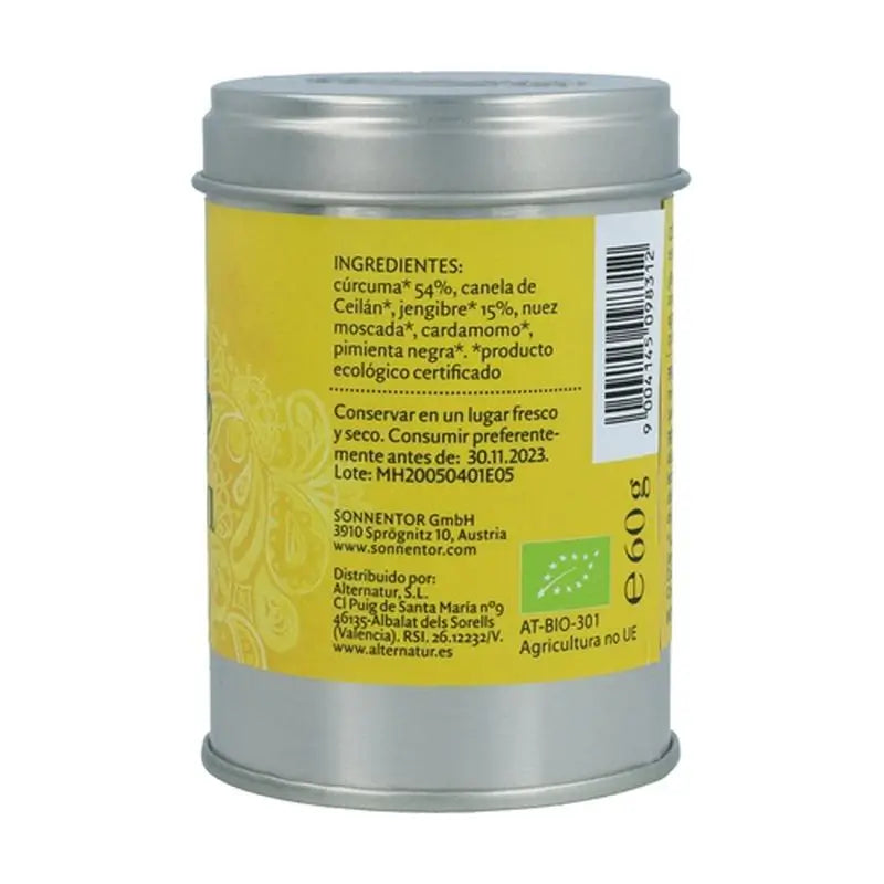 Sonnentor Kurkuma Latte Ingwer Goldene Milch 60Gr. Bio