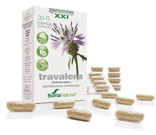 Soria Natural 33-S Travalera 200 Mg, 30 Cápsulas      