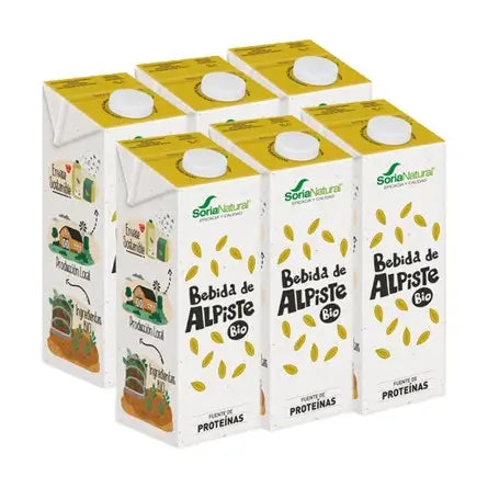 Soria Natural Pflanzliches Getränk aus Kanariensaat, 6 x 1 l