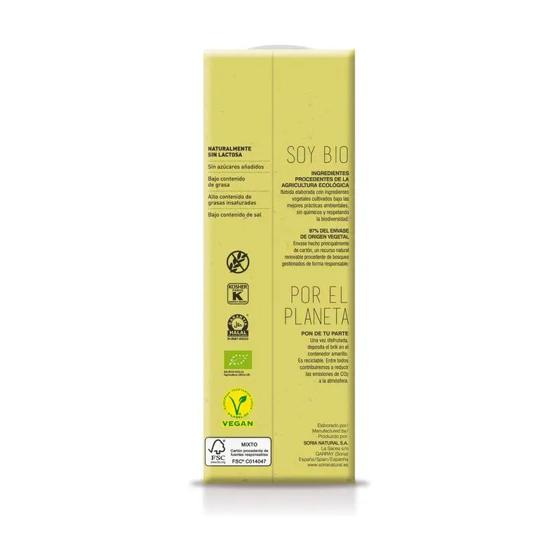 Soria Natural Pflanzliches Reisgetränk, 6 x 1 l