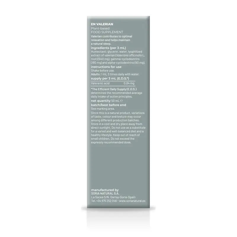Soria Natural Baldrian Natürlicher Extrakt, 50 ml