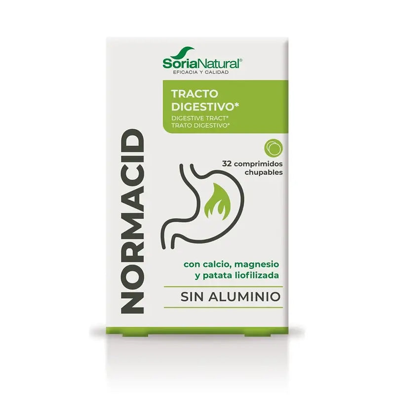 Soria Natural Normacid 1250 Mg, 32 Tabletten