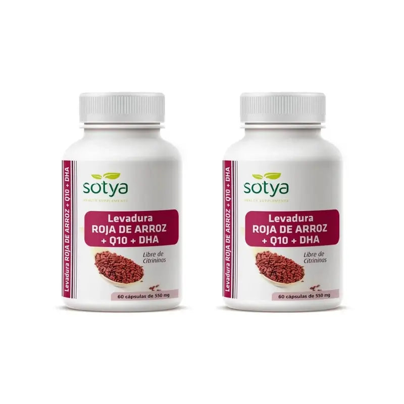 Sotya Roter Hefereis + Q10 + Dha, 2X60 Kapseln