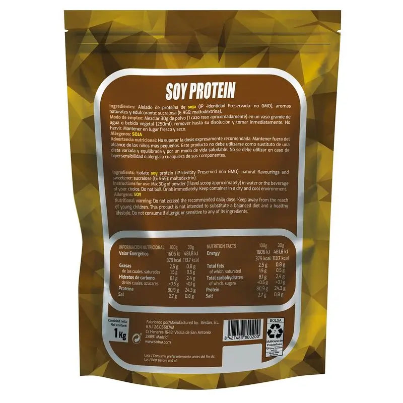 Sotya Sojaproteine Vanille 1Kg.