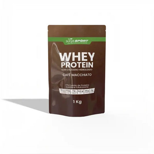 Sotya Molkenprotein Cafe Macchiato Doypack , 1000 Gramm