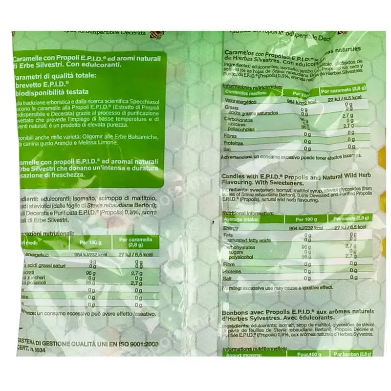 Specchiasol Epid Propoli Bonbon 20Uni