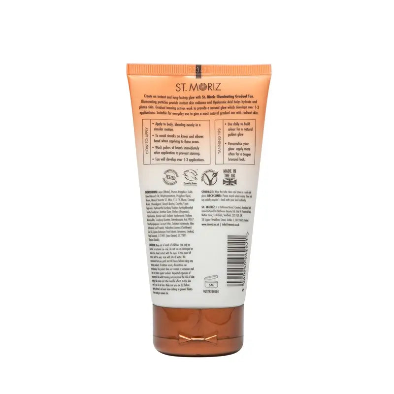 St Moriz Glow Gradual Advanced Illuminating Selbstbräunungslotion, 150 ml