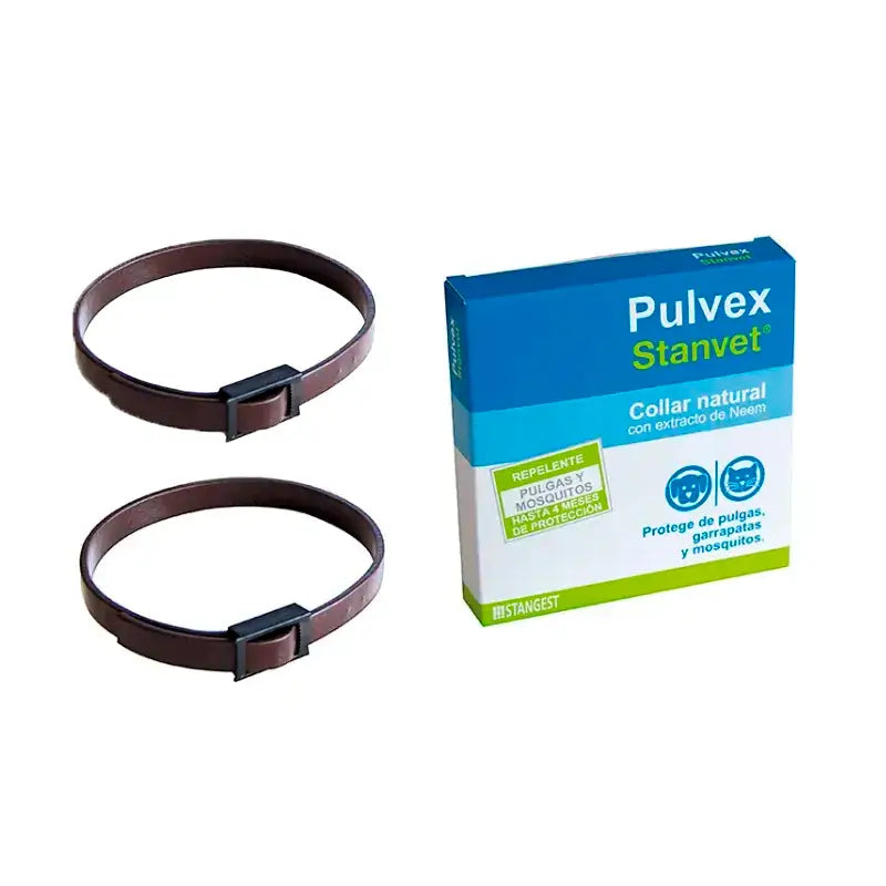 Stangest Pulvex Halsband, 2er Pack.