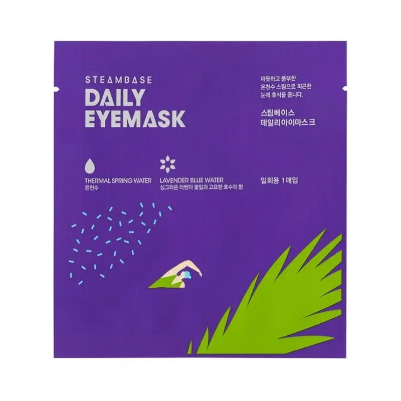 Steambase Daily Augenmaske Lavendel Blau Wasser , 1 Stück