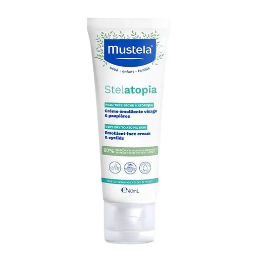 Mustela Stelatopia Emollient Gesichtscreme, 40 ml