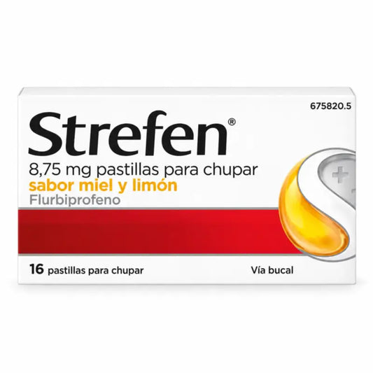 Strefen Honig und Zitrone, 16 Lutschtabletten