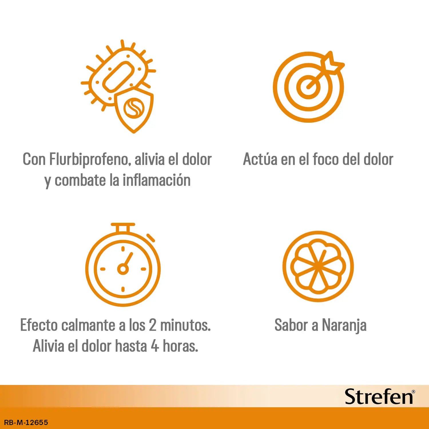 Strefen Orange, 16 Lutschtabletten, zum Lutschen