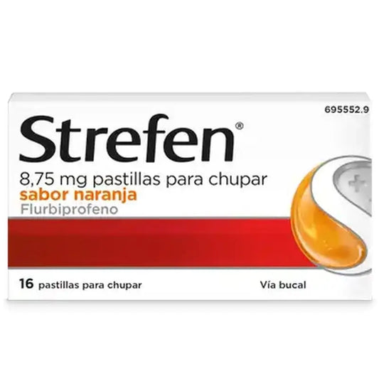 Strefen Orange, 16 Lutschtabletten, zum Lutschen