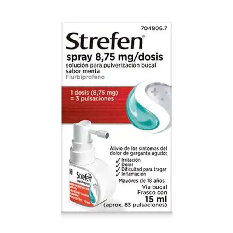 Strefen Spray 8,75 mg pro Dosis 15 ml
