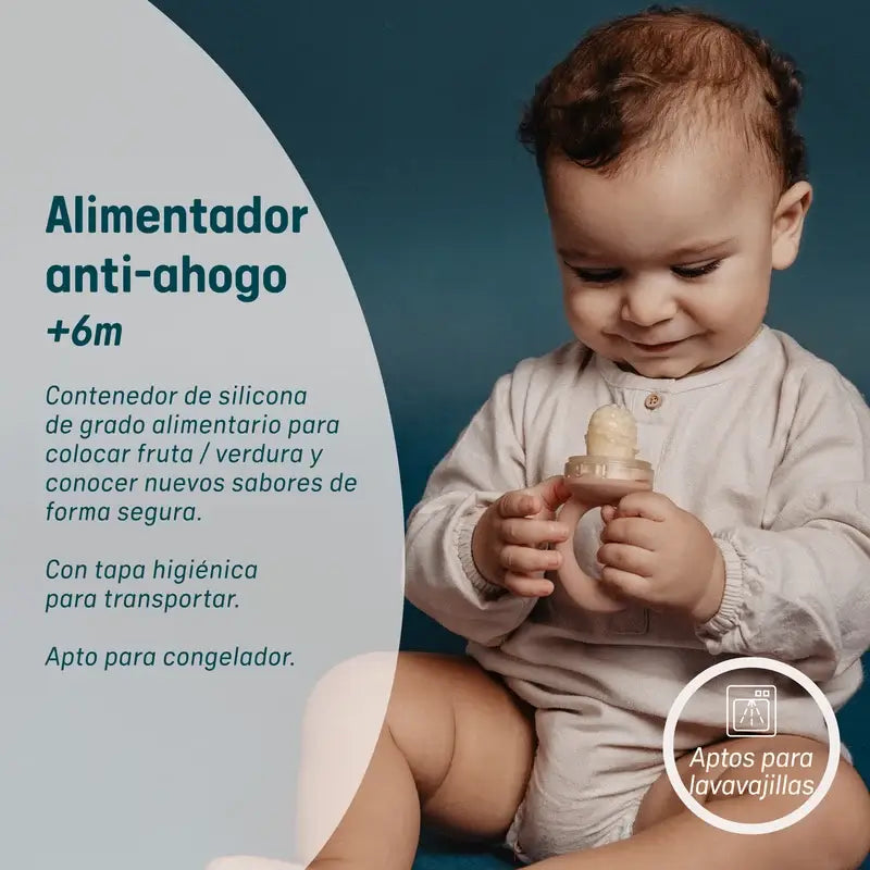 Suavinex Silikon-Anti-Erstickungshilfe, +6 Monate, grün