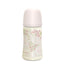 Suavinex Babyflasche 270 ml, Medium Flow (M), +3 Monate, Poesie Pink