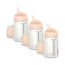 Suavinex Anti-Kolik-Flasche Zero Zero 270 Ml, mittlerer Durchfluss (M), +3 Monate, Fair, 3 Einheiten