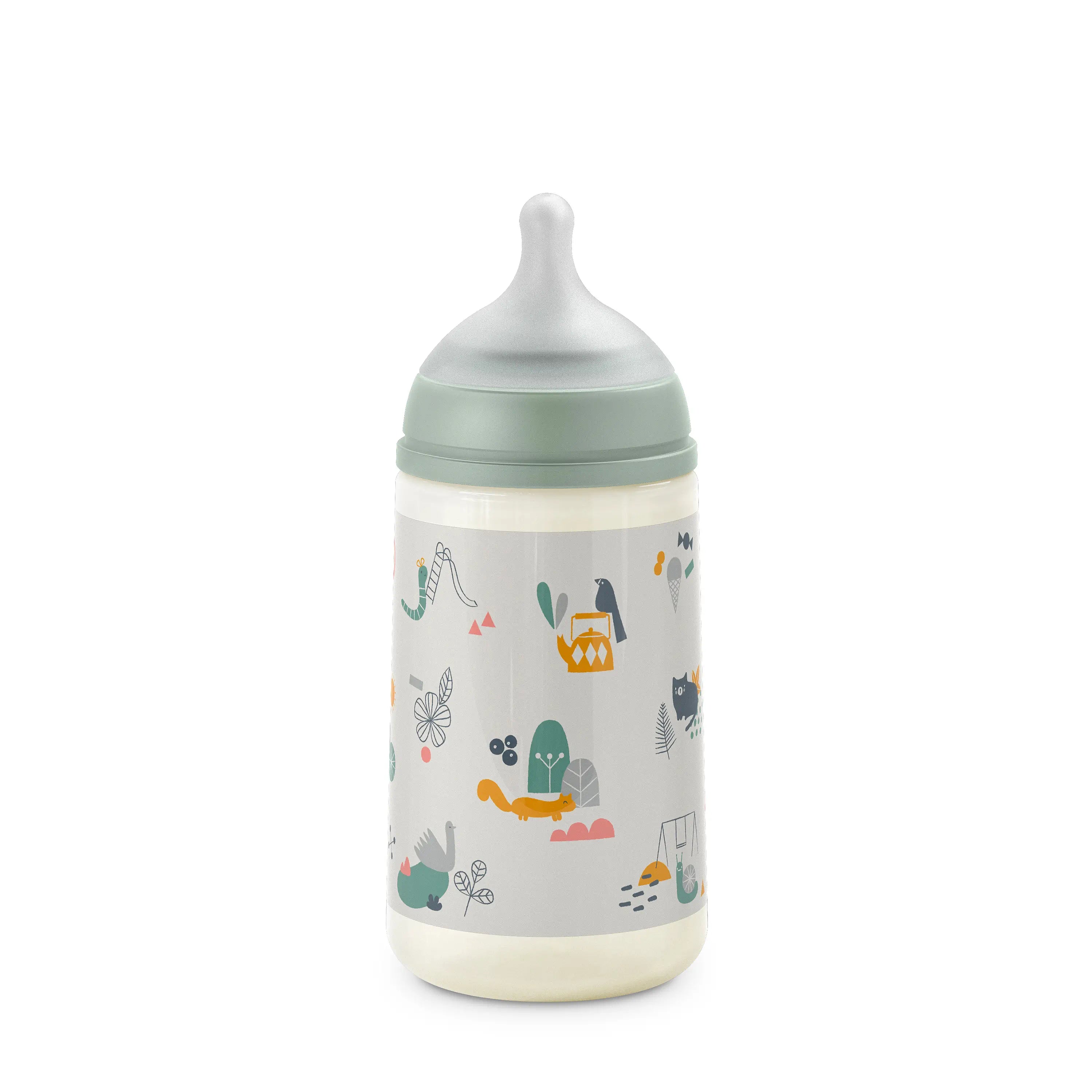 Suavinex Biberón De 270 Ml, Babies +3 Monate. Grün, 1 Einheiten