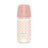Suavinex Glasflasche 240 Ml. Sx Pro Physiologischer Silikonsauger. Medium Flow Flasche. +3 Monate. Bonhomia, Rosa