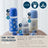 Suavinex Sx Pro Sauger Dense Flow Flasche (L) +6 Monate Wild&Free Blau, 360 ml